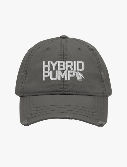 HYBRID PUMP DISTRESSED DAD HAT